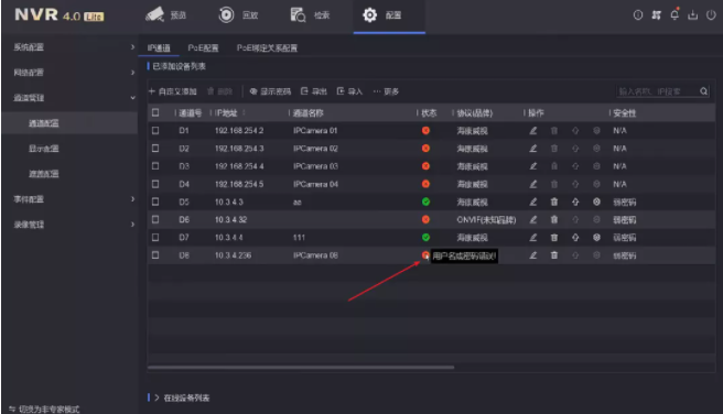 “通道被鎖定”“網絡不可達”“未認證的設備”問題解答NVR4.0 Lite通道專題來襲！  監控技巧  第5張