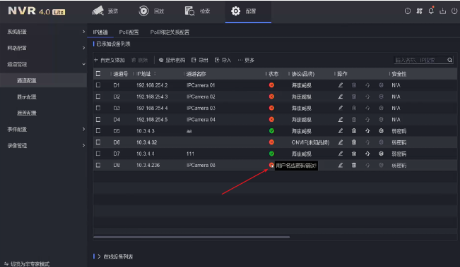 “通道被鎖定”“網(wǎng)絡(luò)不可達(dá)”“未認(rèn)證的設(shè)備”……NVR4.0 Lite通道專題來襲！  監(jiān)控技巧  第1張